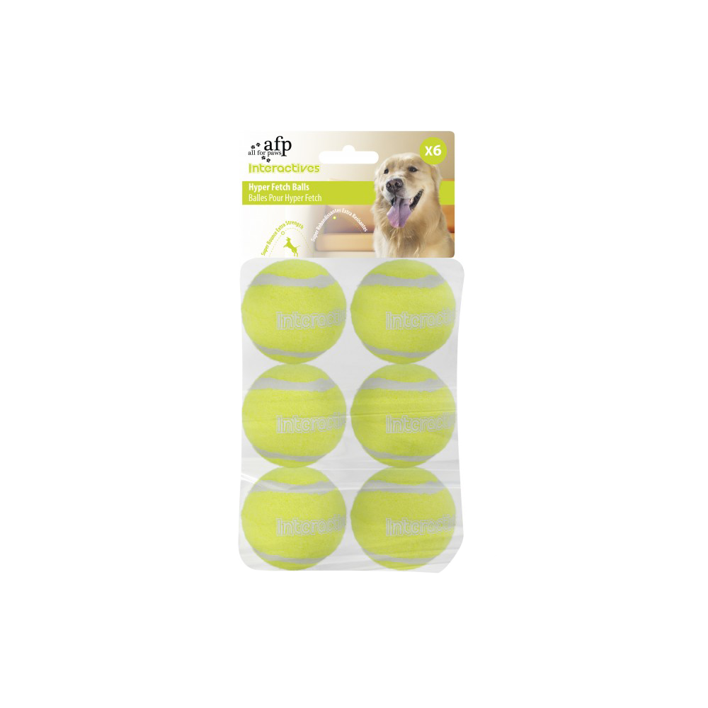 Balle de tennis Hyper Fetch Super Bounce AFP - Lot de 6