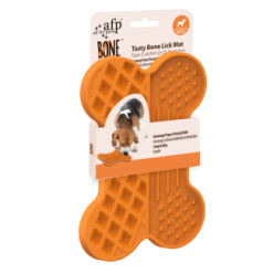 AFP Bone Appetit Tapis Lécher Os - Tapis Léchage Savoureux Chien