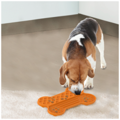 AFP Bone Appetit Tapis Lécher Os - Tapis Léchage Savoureux Chien
