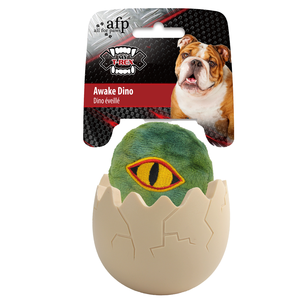AFP Mon T-Rex Réveillé Dino - Jouet pour Chien de 8x7x9 cm