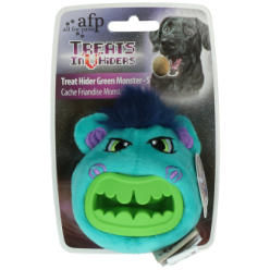 Peluche Cachette Friandises AFP Petit Monstre Vert