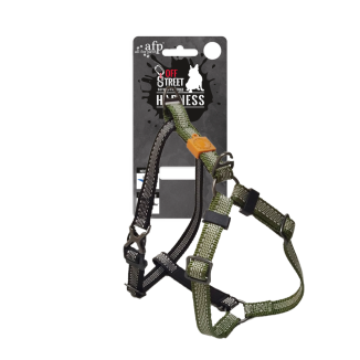 AFP Off Street - Harnais anti-traction pour chien Olive Vert L