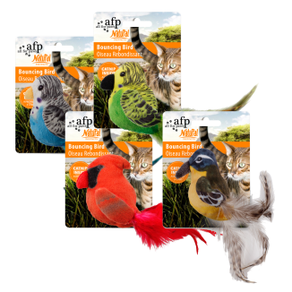 AFP Instincts Naturels - Jouet Oiseau Rebondissant