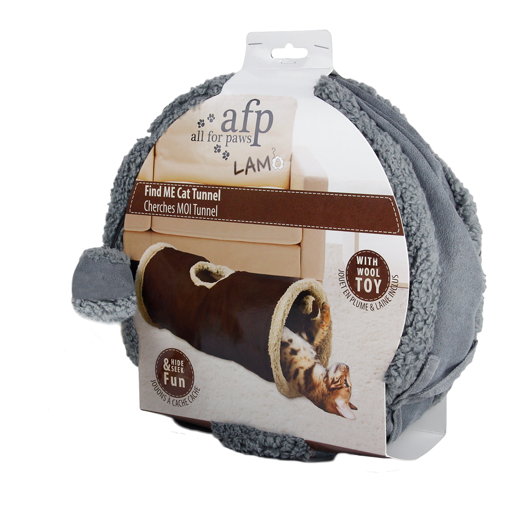 Tunnel pour chat AFP Lambswool - Trouve-moi !