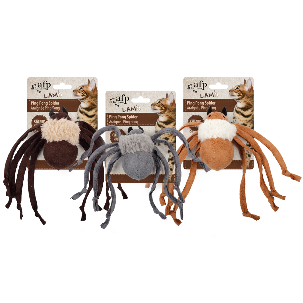 AFP Lambswool - Araignée Ping Pong pour Chat