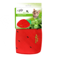 Découvrez le Tapis de jeu Fraise AFP Green Rush pour Chat