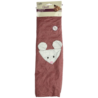 AFP Crumples - Sac à chat froissé violet (48x15x5 cm)