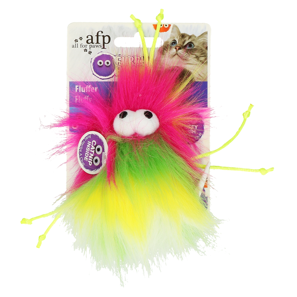 Jouet pour chat AFP Furry Ball - Fluffer Rose