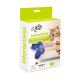 Amusez votre chat avec le Recharge Flutter Bug AFP - Pack de 6
