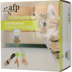 Distributeur de friandises interactif pour chat AFP - Dimensions 10x14x18 cm