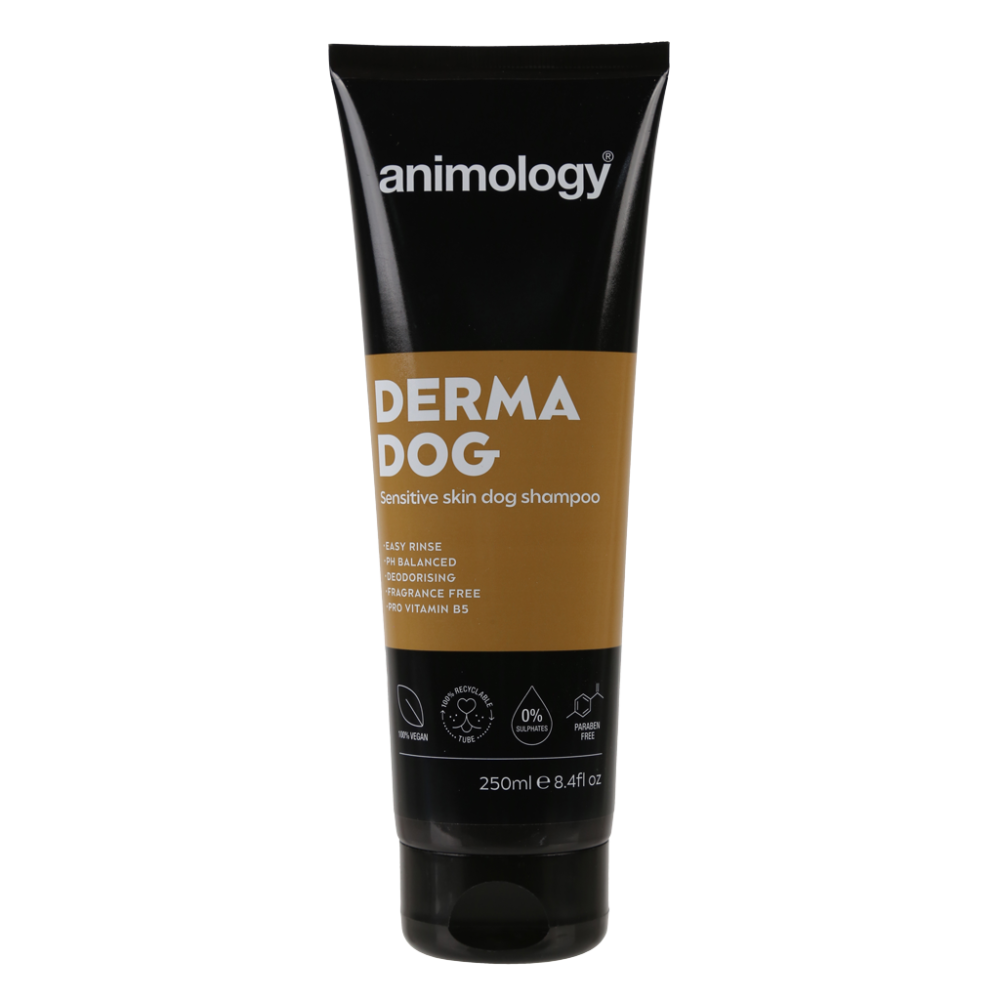 Shampooing doux pour chien à peau sensible - Animology Derma Dog 250 ml