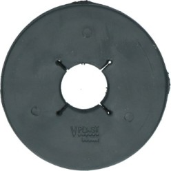 Protège-mors cheval 90 mm Noir par Vplast - Qualité Suédoise