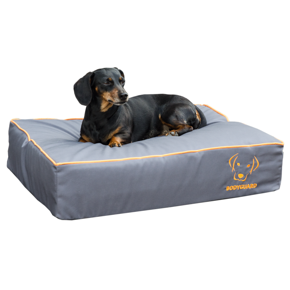 Lit pour chien Bodyguard Gris S au format 65x50x15 cm