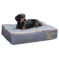 Lit pour chien Bodyguard Gris S au format 65x50x15 cm