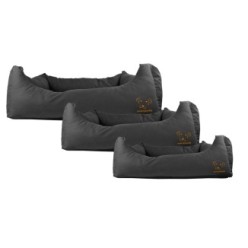 Canapé-lit Bodyguard Noir S pour chiens - Confort et style pour votre compagnon