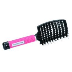 Brosse Suprême pour Cheval Rose 25x8x4 cm