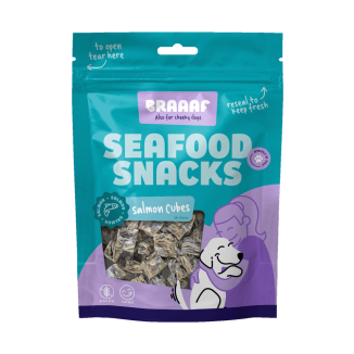 Délicieuses Cubes de Saumon Braaaf pour Chien