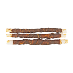 Braaaf Rawhide Twister Canard (3 pièces) - Délicieuses friandises pour chiens