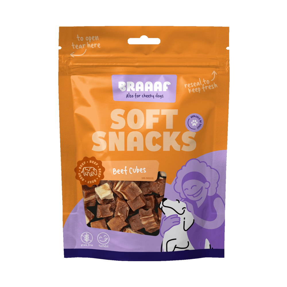 Délicieuses Cubes Gourmands Braaaf pour Chiens 🐶