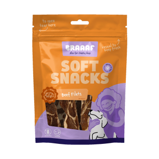 Délicieux Braaaf Soft Snack Filet pour Chien - Boeuf & Poisson