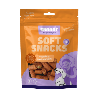 Délicieuse friandise pour chien Braaaf au thon, citrouille et céleri