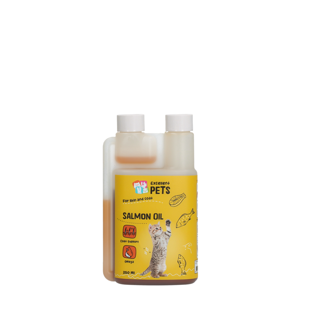 Huile de Saumon pour Chat 250 ml par Excellent Pets