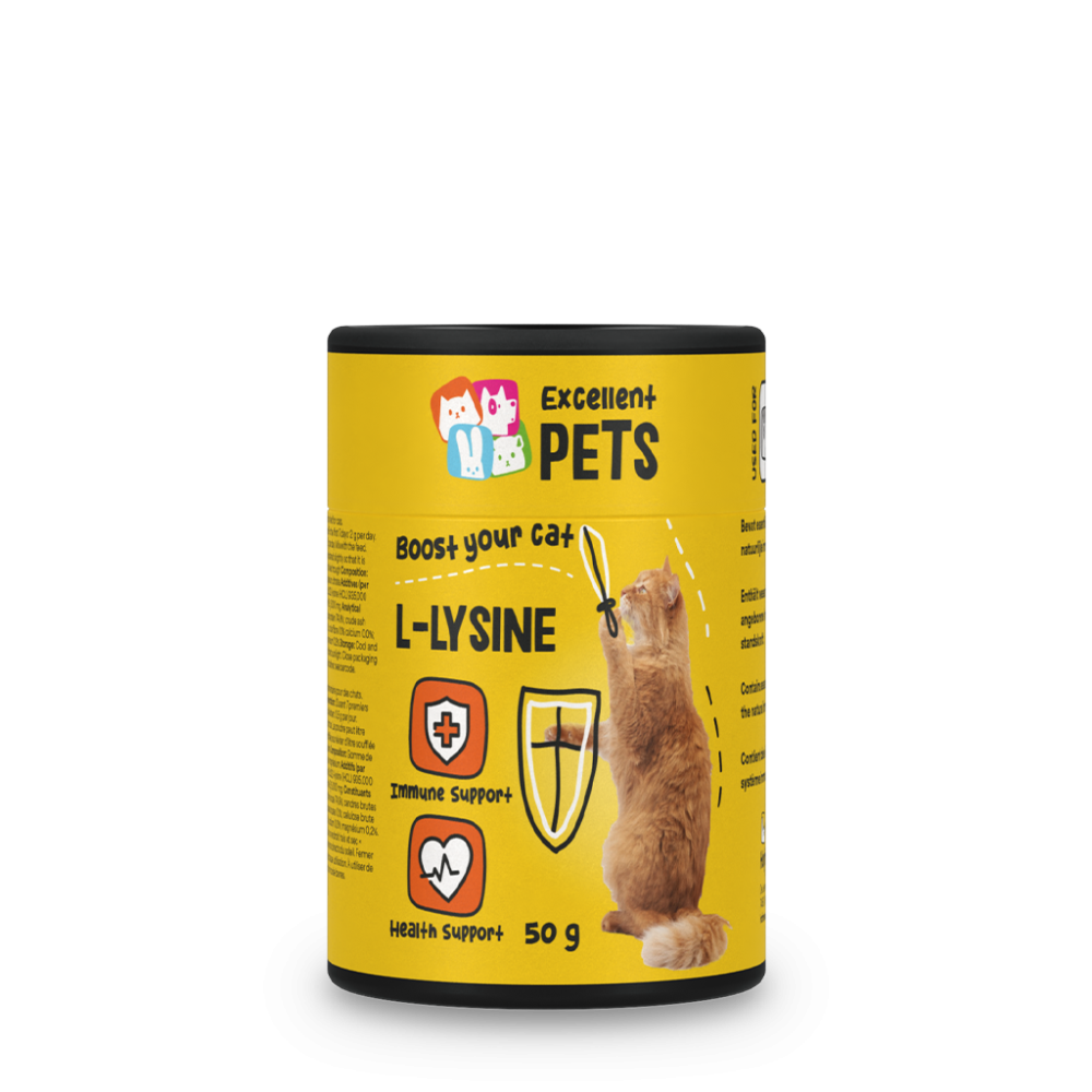 Excellent Animaux L-Lysine 50g - Marque: Excellent Pets