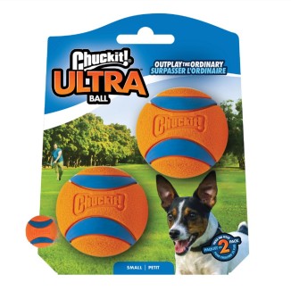 Lot de 2 balles Chuckit! Ultra Ball S pour chiens