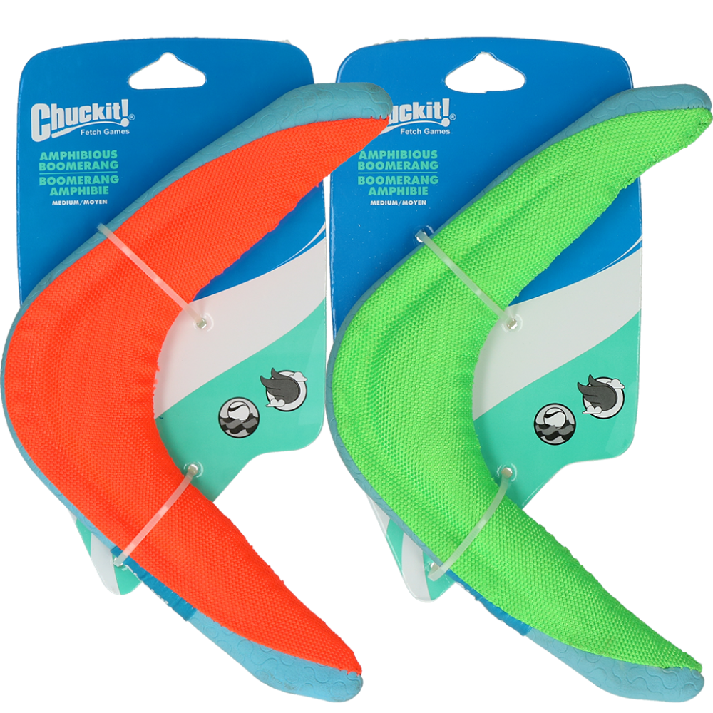 Chuckit! Boomerang Amphibie M - Jouet de lancer pour chien