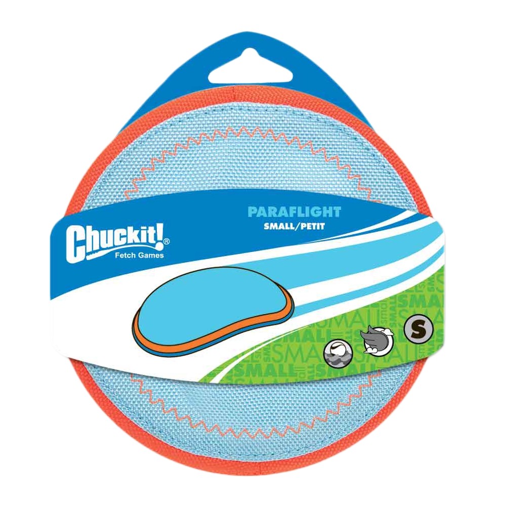 Frisbee Chuckit! Paraflight S pour chiens - Jeu de lancer léger
