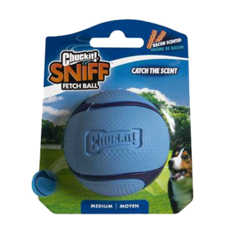 Chuckit! Sniff Fetch Ball Bacon M pour des parties de jeu amusantes