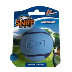 Chuckit! Sniff Fetch Ball Bacon M pour des parties de jeu amusantes