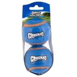 Lot de 2 balles de tennis Chuckit! Siffleuses pour chien