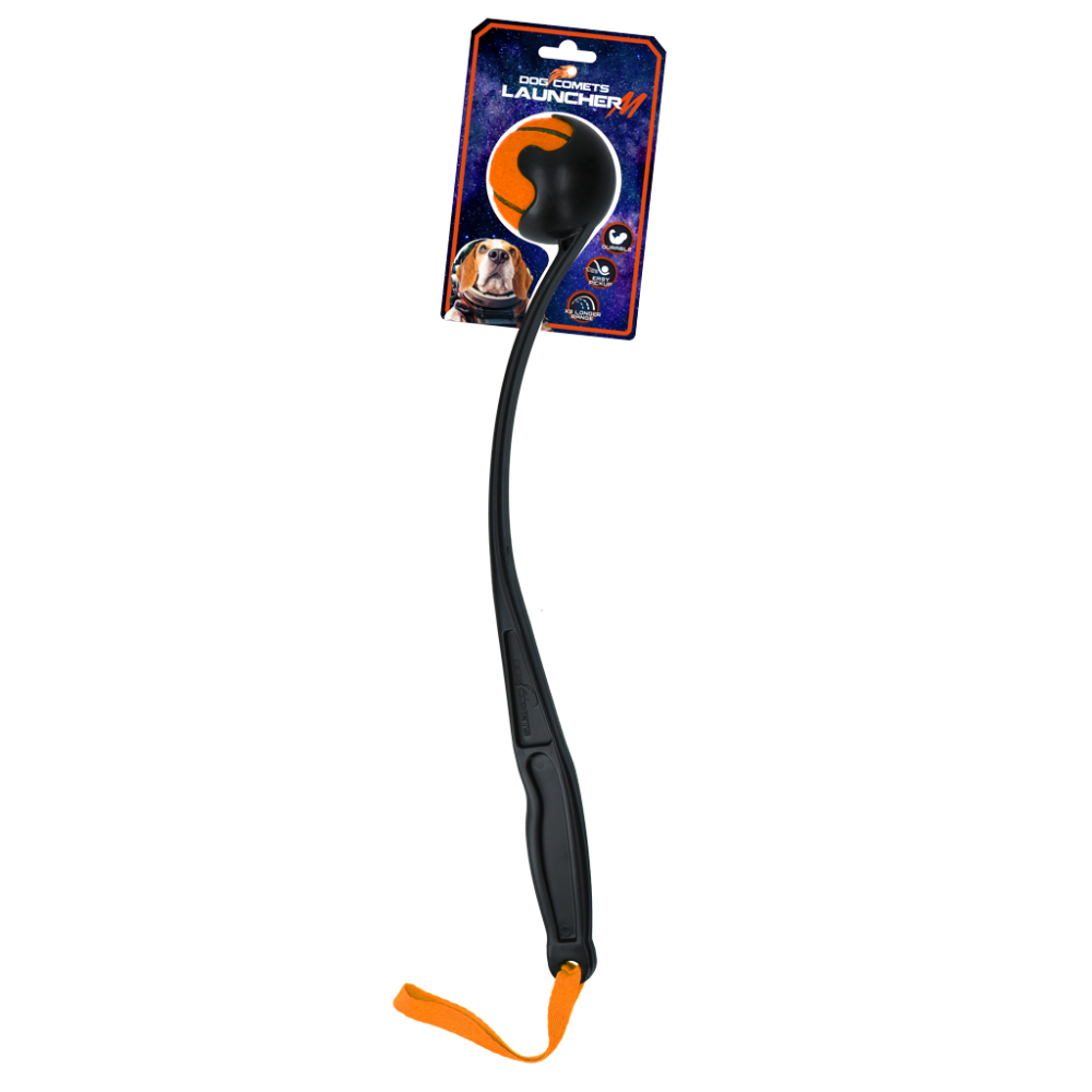 Lanceur de Comètes pour Chien Orange M de Dog Comets