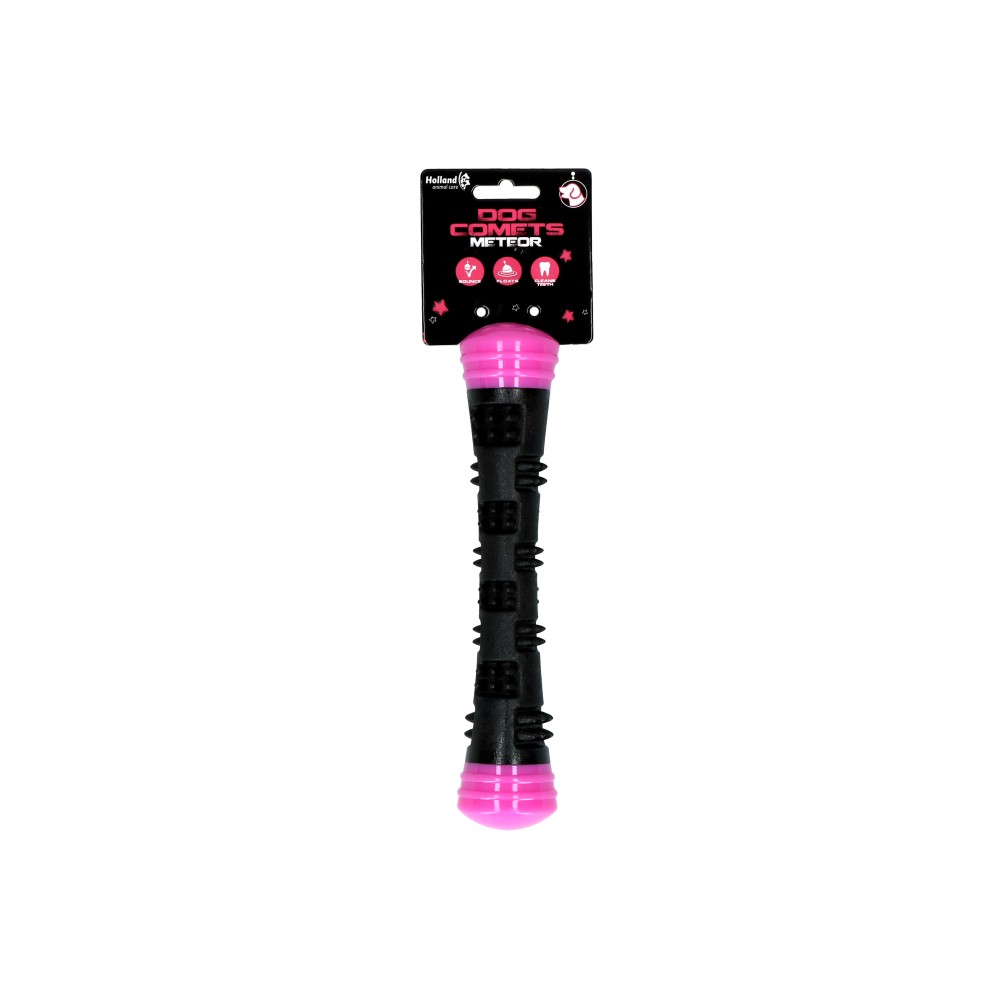 Bâton de lancer Comets rose pour chien - Taille S