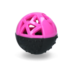 Jouet interactif pour chien: Balle Treat Dog Comets Moonstone- Rose