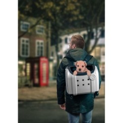 Sac de transport pour chien Compaws Chariot Londres 40 cm Gris