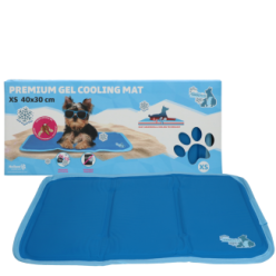 Tapis de refroidissement en gel premium CoolPets XS 40x30cm pour chiens
