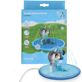 Coolpets Tapis Arroseur Splash S 100 cm: Rafraîchissement pour Chien
