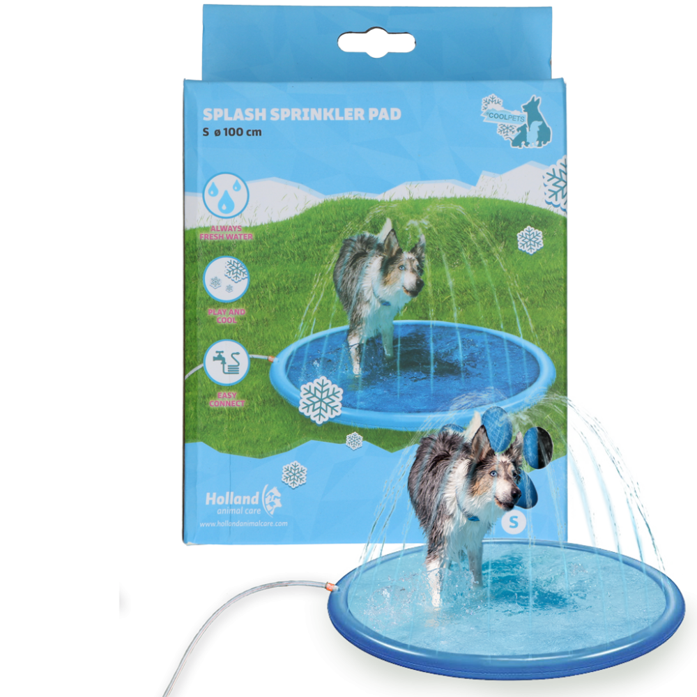 Coolpets Tapis Arroseur Splash S 100 cm: Rafraîchissement pour Chien