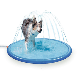 Coolpets Tapis Arroseur Splash S 100 cm: Rafraîchissement pour Chien