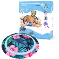 Tapis Rafraîchissant CoolPets Premium Tropical pour Chiens