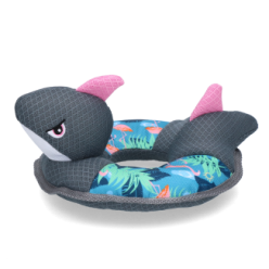 Anneau CoolPets O' Sharky Flamant - Jouet pour Chien Fun et Coloré