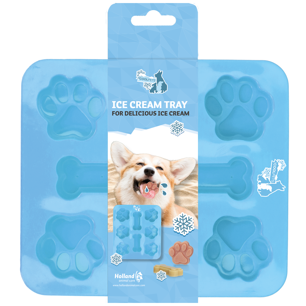 Plateau de mélange de glaçons pour chien CoolPets - Rafraîchissez votre ami à quatre pattes!