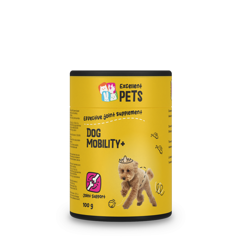 Excellent Pets Dog Mobility+ 100 g - Soutien pour la mobilité canine