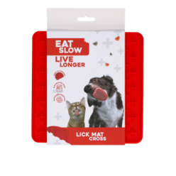 Eat Slow Tapis Léchouiller Croix - Tapis Léchage Défi Chien