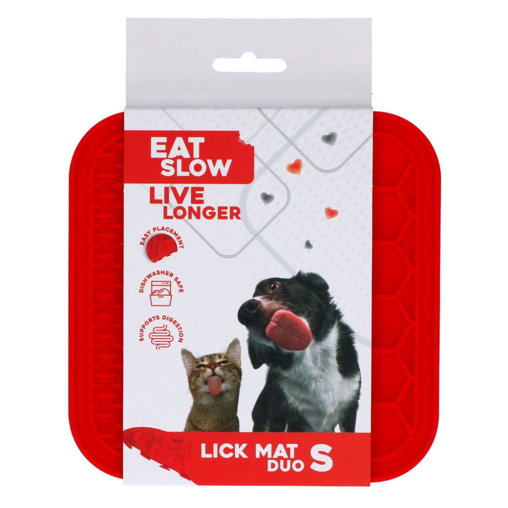 Duo de tapis à lécher pour chien et chat - Eat Slow Live Longer