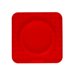 Tapis à Laper Eat Slow Live Longer Wave Rouge 2.7x19.8x21.8 cm