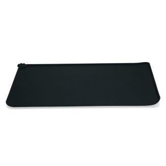 Tapis Anti-Débordement Eat Slow Live Longer S Gris - Préservez l'heure du repas de votre chien