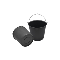 Seau 15L Vplast avec bec verseur Noir - Écurie et Terrain